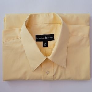 Beverly Hills Polo Club Dress Shirt Yellow